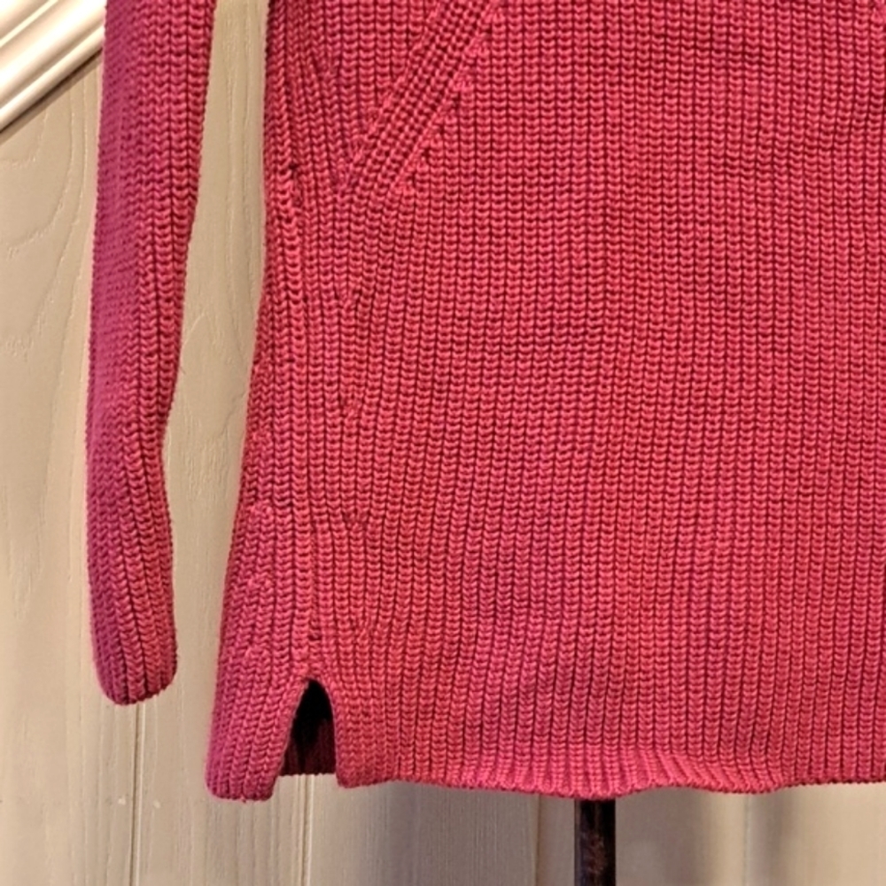 Talbots Ribbed Knit Pull-Over Sweater - Picture 4 of 7